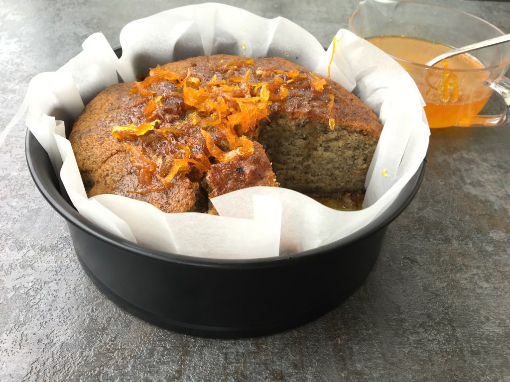 Orange Poppyseed Syrup Cake with&nbsp;Vanilla