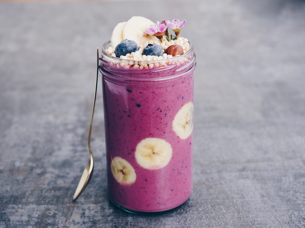 Hazelnut Blueberry Smoothie